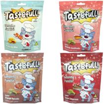 Hana tastefull kit 150g para gatos frutos do mar, salmão grelhado, frango assado e carne saborosa Hana tastefull kit 150g para gatos frutos do mar, salmão grelhado, frango assado e carne saborosa