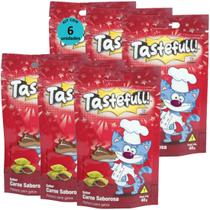 Hana Tastefull Nuggets Para Gatos Carne Saborosa 40g Kit 6 un Hana Tastefull Nuggets Para Gatos Carne Saborosa 40g Kit 6 un