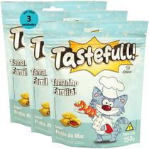Hana Tastefull Nuggets Para Gatos Frutos do Mar 150g Kit 3 un Hana Tastefull Nuggets Para Gatos Frutos do Mar 150g Kit 3 un