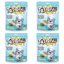 Hana Tastefull Para Gatos Frutos Do Mar 150g Kit 4 Un