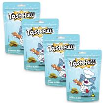 Hana Tastefull Para Gatos Frutos Do Mar 40g Kit 4 Un Hana Tastefull Para Gatos Frutos Do Mar 40g Kit 4 Un