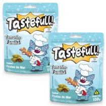 Hana Tastefull Para Gatos Kit 2 Un Frutos Do Mar 150g