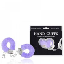 Hand Cuffs - Algemas com pelúcia branca