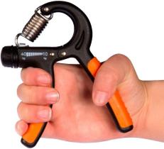 Hand Grip 5-60Kg Flexor De Punho Com Mola Ajustável Contador de Pulso Exercicio Para Antebraço Mãos Antebraço Dedos