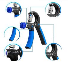 Hand Grip Ajustável Até 40kg Alicate Exercitador De Mão Antebraço Fisioterapia - Preto Azul