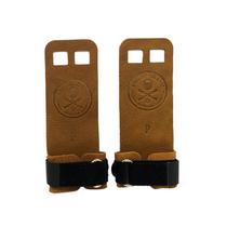 Hand Grip de Couro com 2 furos (par)