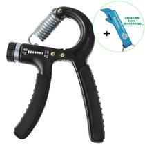 Hand Grip Exercitador Para Mãos Punho Emborrachado Preto + Chaveiro CBRN19038