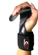 Hand Grip Palmar Cross Competition CARBONFITNESS - Par de Luva Preto