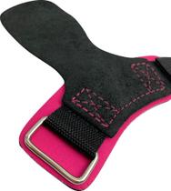 Hand Grip Rosa Couro Protetor Mão Barra Pull Up