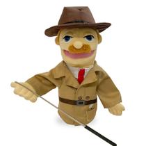 Hand Puppet com Entriloquist Puppet Detective 40cm Hand Puppet com Entriloquist Puppet Detective 40cm