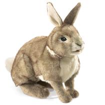 Hand Puppet Folkmanis Cottontail Rabbit Brown para crianças