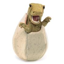 Hand Puppet Folkmanis Dinosaur Egg Verde/Bronzeado/Marrom 23x15cm