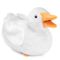 Hand Puppet Folkmanis Duck branco e amarelo
