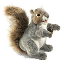 Hand Puppet Folkmanis Grey Squirrel 9x6x11 polegadas Hand Puppet Folkmanis Grey Squirrel 9x6x11 polegadas