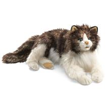Hand Puppet Folkmanis Ragdoll Cat para bebês e crianças Hand Puppet Folkmanis Ragdoll Cat para bebês e crianças
