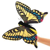 Hand Puppet Folkmanis Swallowtail Butterfly Multicolor
