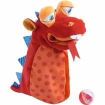 Hand Puppet HABA Eat it Up Dragon para crianças de 2 a 4 anos
