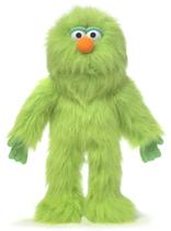Hand Puppet Silly Puppets Green Monster de 14 polegadas de altura