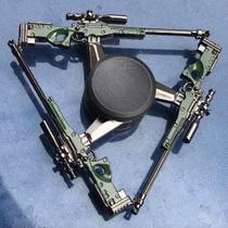 Hand Spinner Aço Fosco Long Range Green Gun - Mega Block Toys