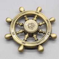 Hand Spinner Anti Estresse Metal Náutico 6cm Bronze