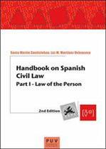 Handbook on Spanish Civil Law - Publicacions de la Universitat de València