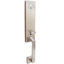 Handleset Stone Harbor Munich Satin Nickel SC Keyway