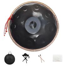 Handpan Kelisiting 432HZ 10 Sounds 56cm D Minor Steel Black