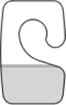Hang Tab tipo gancho R-28 / Cabidinho - Recomendado para 170g - preço por milheiro Hang Tab tipo gancho R-28 / Cabidinho - Recomendado para 170g - preço por milheiro