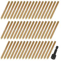 Hanger Bolts Hicarer, pacote com 50, 5/16-18 x 7,62 cm, cabeça dupla Hanger Bolts Hicarer, pacote com 50, 5/16-18 x 7,62 cm, cabeça dupla