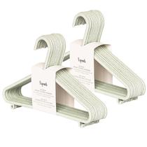 Hangers 3 Sprouts Wheat Straw Plastic, pacote com 30 unidades para crianças