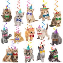 Hanging Swirls Decorations Umoni Cat Kitten Birthday Party