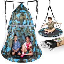 Hanging Tent Swing SereneLife Outdoor Tree Swing para crianças Hanging Tent Swing SereneLife Outdoor Tree Swing para crianças
