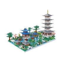 Hangzhou West Lake DIY Blocos De Construção De Diamante 5186 PCS Brinquedo De Arquitetura Chinesa - CTMA