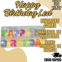 Happy Birthday Led Festas Aniversario Eventos - CRGFESTAS