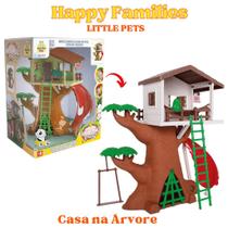 Happy Families Casa na Árvore com Bichinho Samba Toys