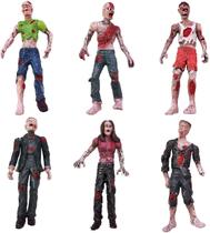 HapTIME Zombie Action Figures, Terror Zombie Toys 3.75 inch, Detailed Walking Dead Corpse, Bonecas Adequadas para Decorar Quartos, Mesa, Estante, Topper de Bolo, Como Presentes para Os Amantes zumbis para coletar