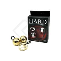 Hard Ben-Wa - Colar Tailandês com 2 Bolinhas em Metal e Alça de Segurança - Exclusiva SexShop