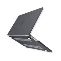 Hard Capa Case Compatível C/ Macbook Air 13.6 Modelos A2681 Chip M2 E A3113 Chip M3 - PRETO FOSCO