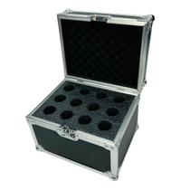 Hard Case Baú 12 Microfones com Fio Prime Interior de Espuma Hard Case Baú 12 Microfones com Fio Prime Interior de Espuma