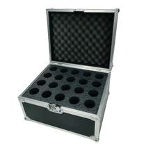 Hard Case Baú 20 Microfones com Fio Prime Interior de Espuma Hard Case Baú 20 Microfones com Fio Prime Interior de Espuma