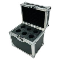 Hard Case Baú 6 Microfones com Fio Prime Interior de Espuma Hard Case Baú 6 Microfones com Fio Prime Interior de Espuma