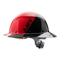 Hard Hat LIFT DAX Fiber Resin Full Brim 50/50 vermelho brilhante/preto