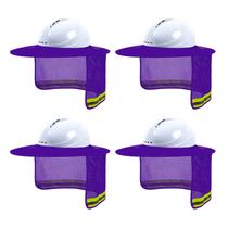 Hard Hat Sun Shade LIZMOF High Visibility Sun Visibility Purple Hard Hat Sun Shade LIZMOF High Visibility Sun Visibility Purple