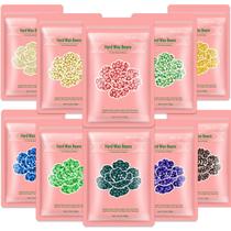 Hard Wax Beads Bouvetan de 1 kg, pacote com 10 variedades de grãos de cera