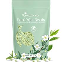 Hard Wax Beads Mallowwax Tea Tree para pele sensível 454g Hard Wax Beads Mallowwax Tea Tree para pele sensível 454g