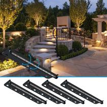 Hardscape Lighting Lecotresy 12" 5W 2700K IP65, pacote com 4
