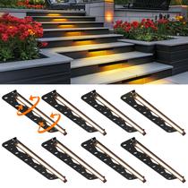 Hardscape Lighting Teekuv, pacote com 8, 30 cm, parede de contenção LED 6W Hardscape Lighting Teekuv, pacote com 8, 30 cm, parede de contenção LED 6W