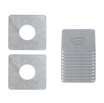 Hardware de fixação de placa de lavagem quadrada 50 unidades Leagerous