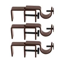 Hardware de janela, sem furadeira, suportes de haste de cortina de 1,3 a 2 polegadas Hardware de janela, sem furadeira, suportes de haste de cortina de 1,3 a 2 polegadas
