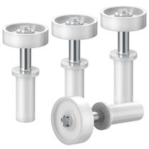 Hardware de porta dupla Mellbree, pacote com 4 portas de armário dobráveis Hardware de porta dupla Mellbree, pacote com 4 portas de armário dobráveis